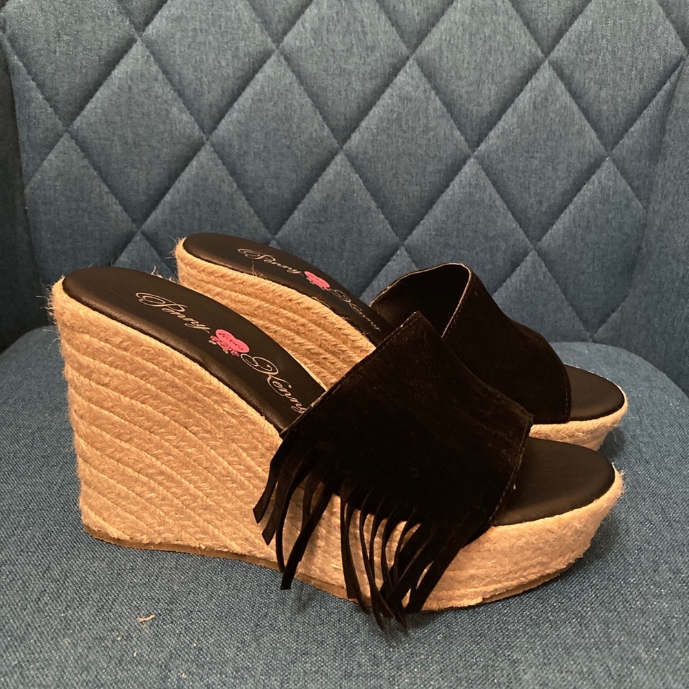 Penny Loves Kenny Wedge Fringe Espadrille Sandal